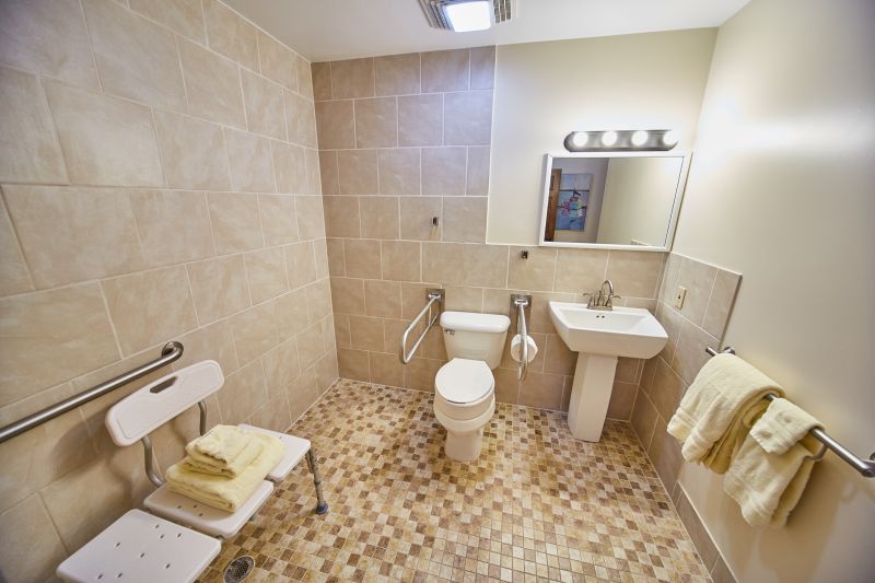 Open Shower with Walk-In Access