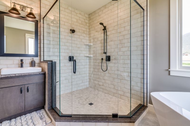 Small Shower with Niche Storage
