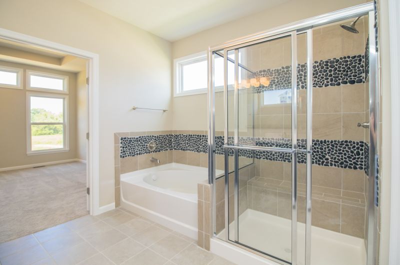 Glass Panel Shower